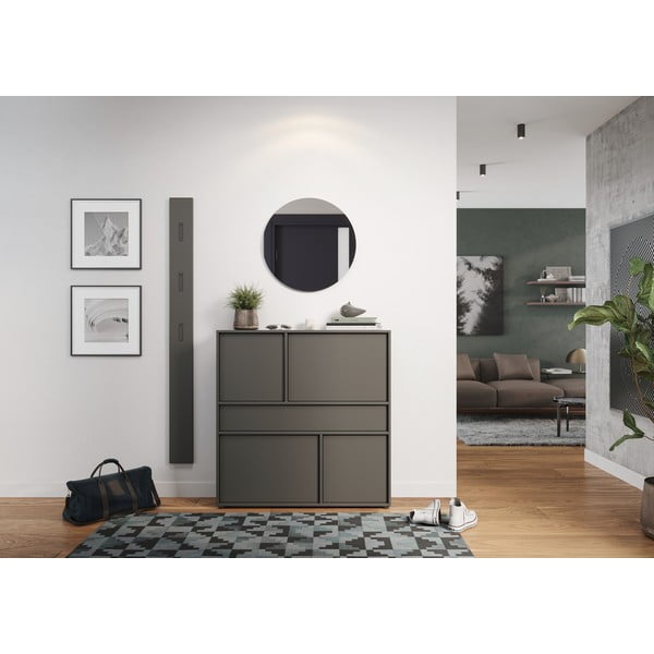 Antracitová skříňka 105x108x25 cm Ameca 2.0 – Germania-image-4