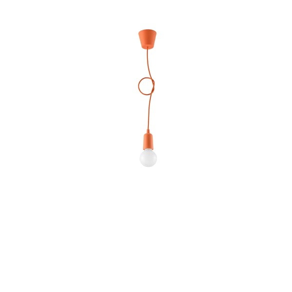 Oranžové závěsné svítidlo ø 5 cm Rene – Nice Lamps