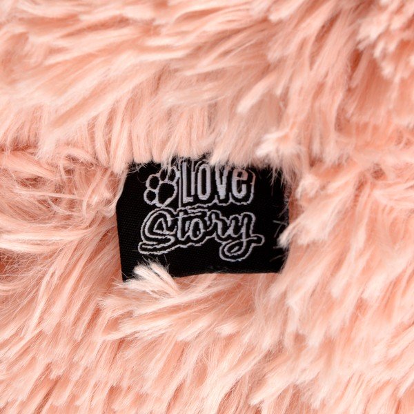 Světle růžová kukaň pro kočku ø 55 cm – Love Story-image-1