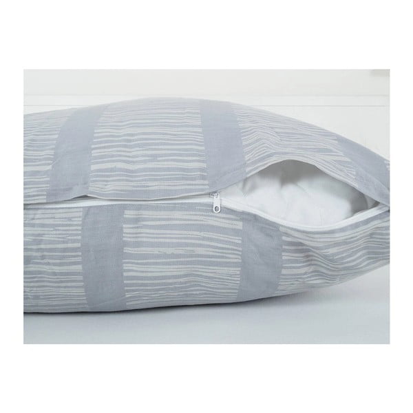 Šedé krepové povlečení na jednolůžko 140x200 cm Honey Comb – B.E.S.-image-2