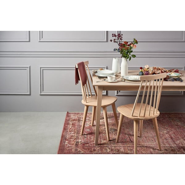 Matně lakovaný dubový jídelní stůl Rowico Filippa, 180 x 90 cm-image-2