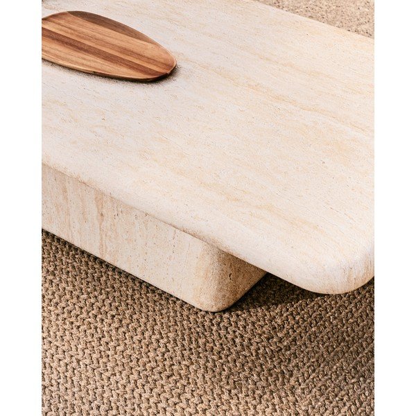 Betonový zahradní konferenční stolek 70x140 cm Drasi – Kave Home-image-4