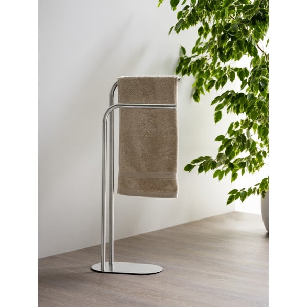 Stojan na ručníky z nerezové oceli v matně stříbrné barvě Levante – Wenko-image-1
