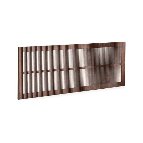 Čelo postele z jasanového dřeva v tmavě přírodní barvě 195x70 cm Beyla – Kave Home