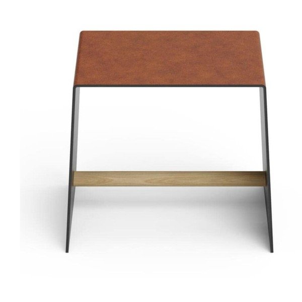 Koňakově hnědá kovová stolička Bull – LIND DNA