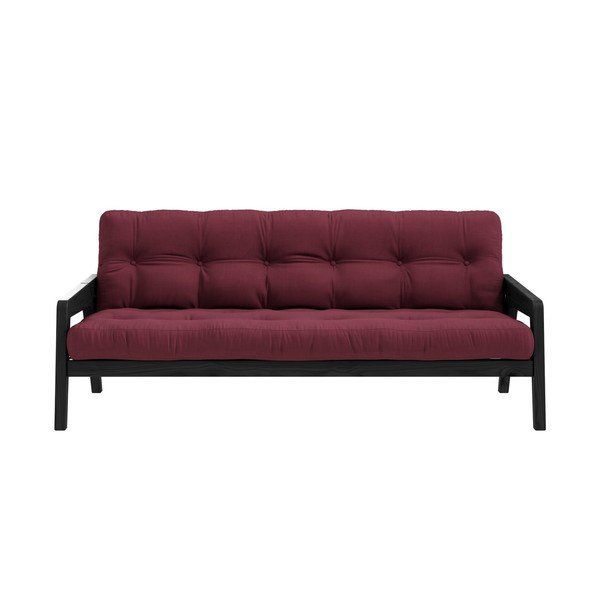 Červená rozkládací pohovka 204 cm Grab - Karup Design