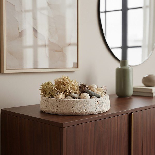Kamenná dekorativní mísa ø 30 cm Tibor – Premier Housewares-image-1