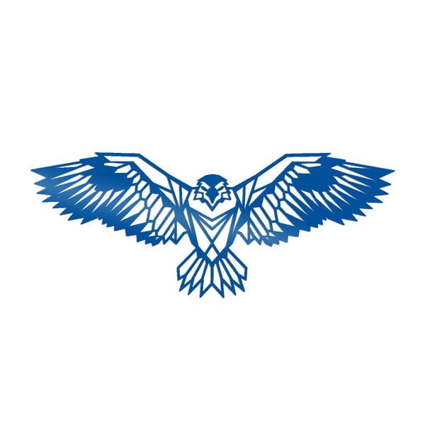 Modrá kovová nástěnná dekorace Eagle