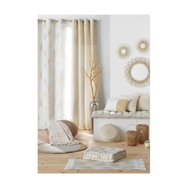 Béžový bavlněný závěs 140x240 cm Golden Sunset – douceur d'intérieur-image-3