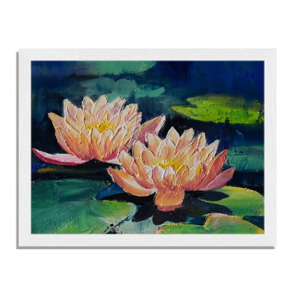 Obraz v rámu Liv Corday Asian Lillies, 30 x 40 cm