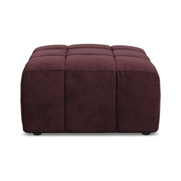 Vínová sametová podnožka Aloha – Makamii