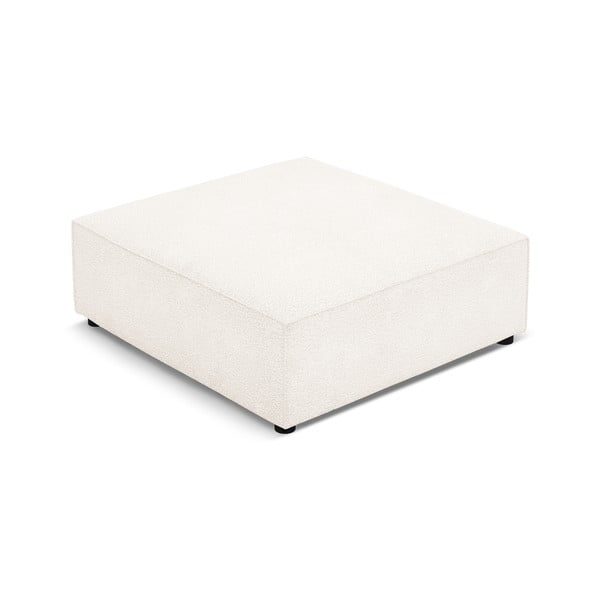 Béžová podnožka z textilie bouclé Jodie – Micadoni Home-image-3