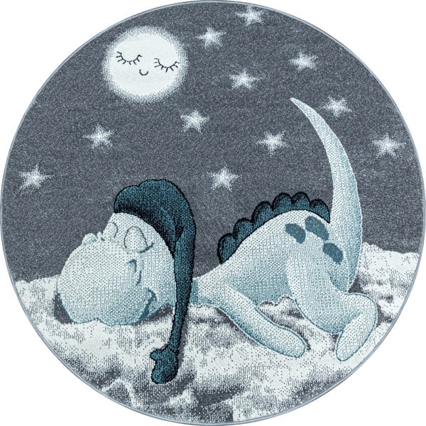 Modro-šedý dětský koberec ø 160 cm Bambi – Ayyildiz Carpets