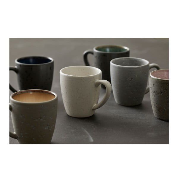 Zelený/černý keramický hrnek 190 ml Gastro Green/Black – Bitz-image-1