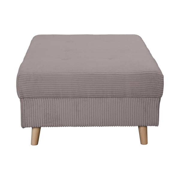 Šedý manšestrový taburet Ariella – Ropez-image-3