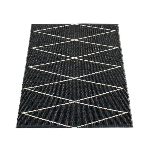 Černý vnitřní a venkovní koberec 70x100 cm Max Black – Pappelina