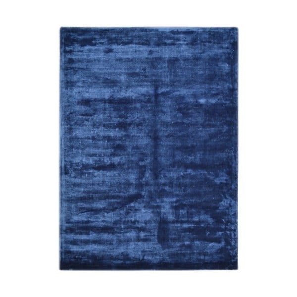 Modrý viskózový koberec The Rug Republic Aurum, 230 x 160 cm