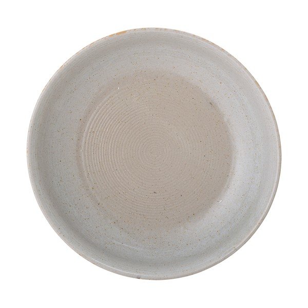 Krémová kameninová servírovací mísa Bloomingville Taupe, ø 26,5 cm-image-1