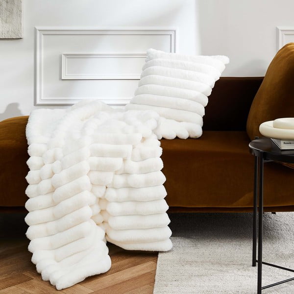 Dekorační polštář z mikroplyše 45x45 cm Boudoir – douceur d'intérieur-image-1