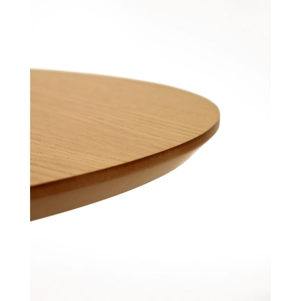 Rozkládací jídelní stůl v dekoru dubu v přírodní barvě 90x120 cm Oqui – Kave Home-image-4