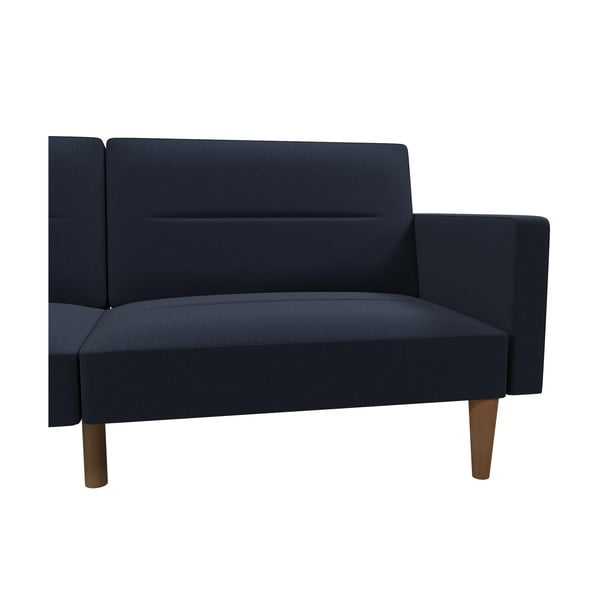 Tmavě modrá rozkládací pohovka Støraa Mainstays-image-4