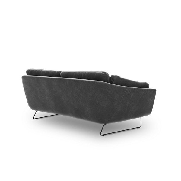 Tmavě šedá pohovka se sametovým potahem Windsor & Co Sofas Gravity-image-3