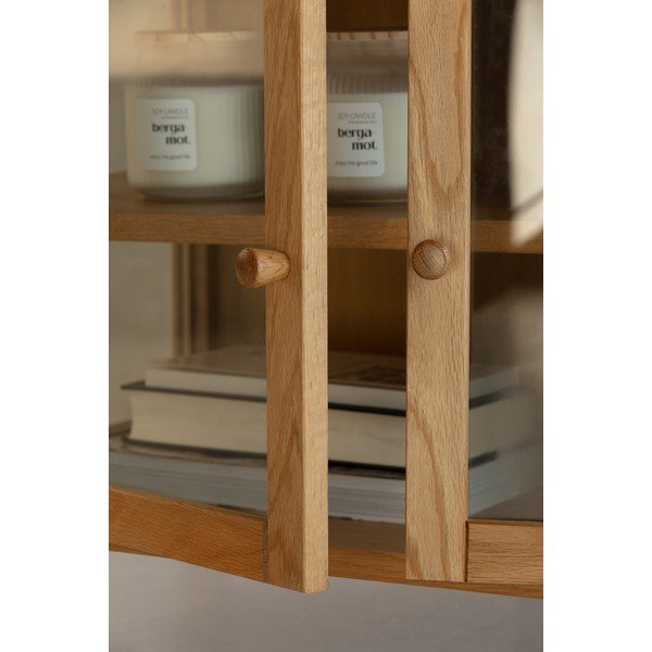 TV stolek v dekoru dubu v přírodní barvě 160x50x40 cm Ceci – MOME-image-2