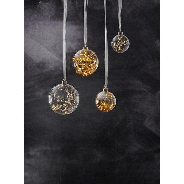 Bílá vánoční světelná dekorace ø 15 cm Glow – Star Trading-image-3