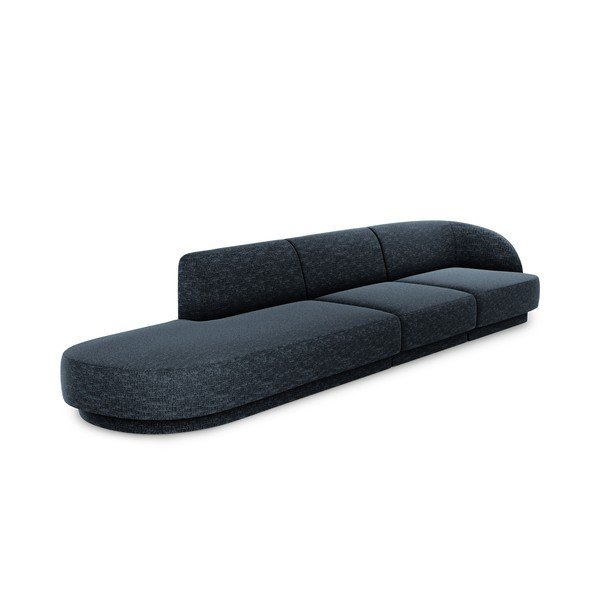 Tmavě modrá pohovka 302 cm Miley – Micadoni Home-image-3