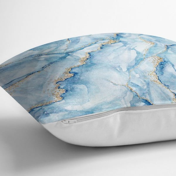 Povlak na polštář Minimalist Cushion Covers Aquatic Marble, 45 x 45 cm-image-1