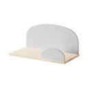 Menší šedá nástěnná polička Vipack Kiddy