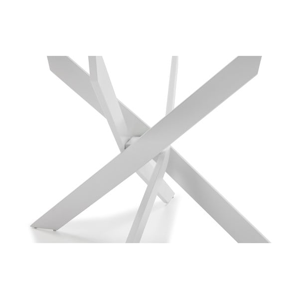 Kulatý jídelní stůl se skleněnou deskou 120x120 cm Ruth – Marckeric-image-3