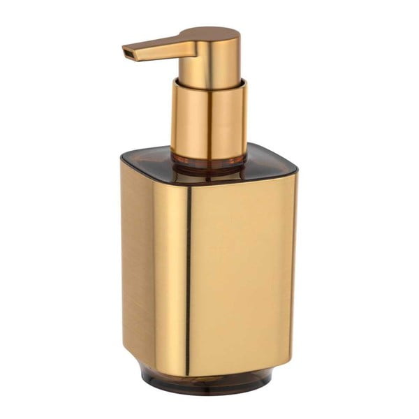 Plastová sada doplňků do koupelny ve zlaté barvě Auron – Wenko-image-3