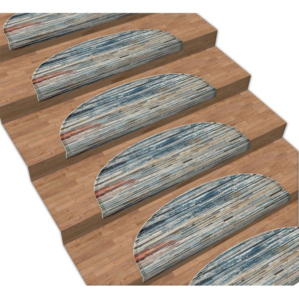 Nášlapy na schody v sadě 16 ks 65x20 cm Plain Sky - Vitaus-image-1