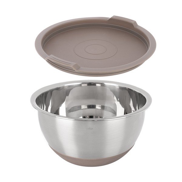 Nerezová mísa ve stříbrné barvě ø 16 cm Beige – Orion-image-1