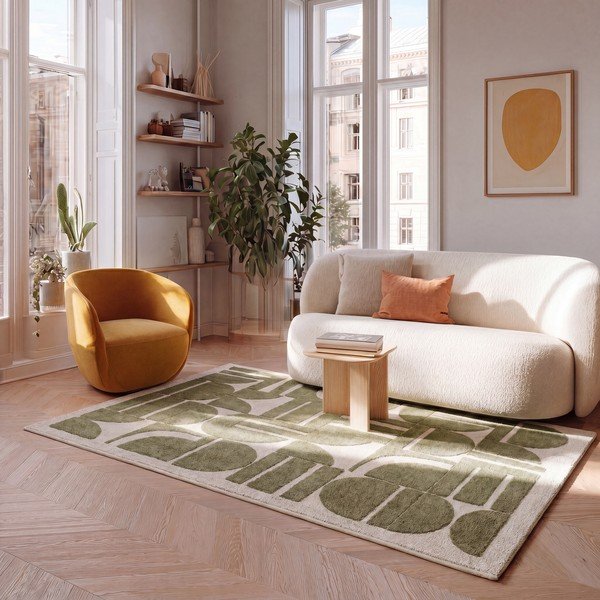 Khaki/béžový koberec 160x230 cm Candela – Universal-image-1