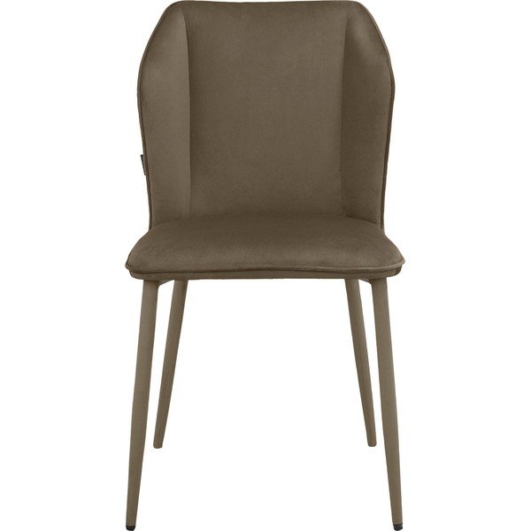 Hnědé sametové jídelní židle v sadě 2 ks Wilma – Støraa-image-2