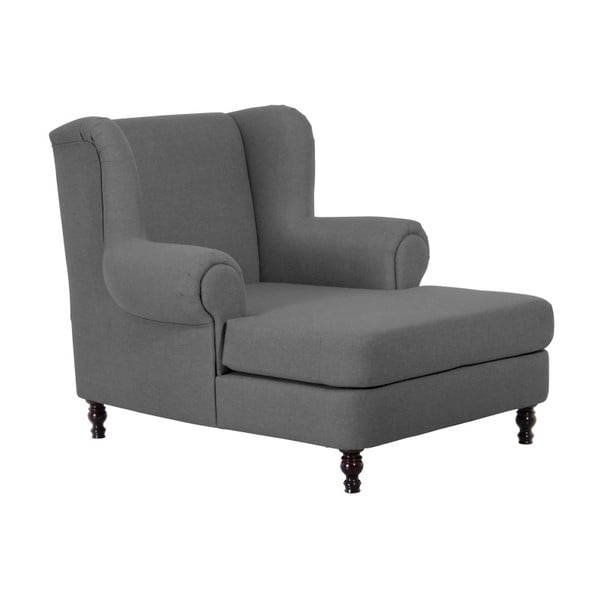 Antracitové křeslo ušák Max Winzer Mareille Anthracite