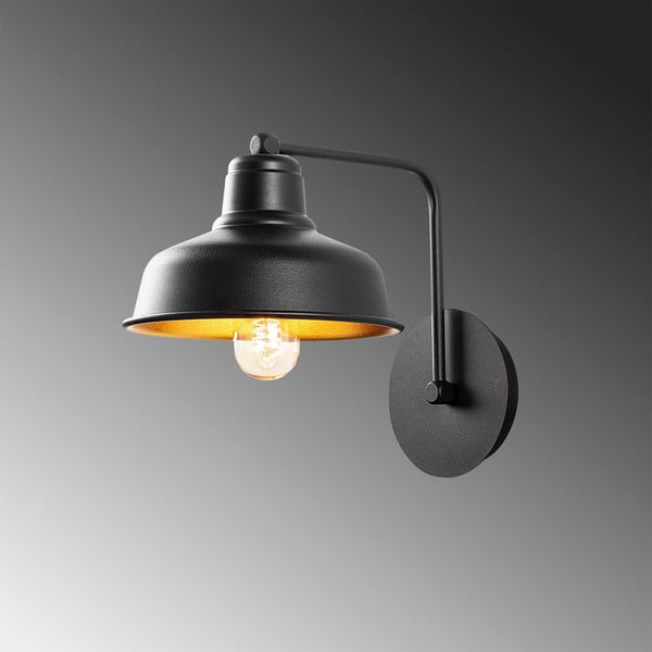 Černé nástěnné svítidlo Berceste – Opviq lights-image-3