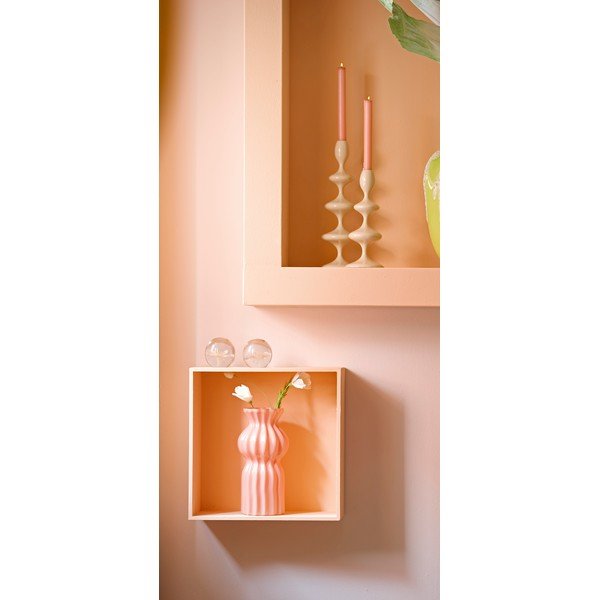Růžová skleněná váza (výška 28 cm) Terento – Light & Living-image-1