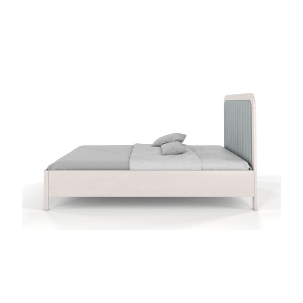 Bílá dvoulůžková postel z bukového dřeva Skandica Visby Modena, 200 x 200 cm-image-3