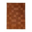 Ručně tkaný vlněný koberec v terakotové barvě 200x290 cm Checkerboard – Flair Rugs