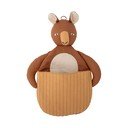 Hnědý látkový dětský koš na hračky 46x7,5x33 cm Toto – Bloomingville Mini