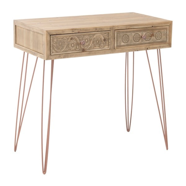 Konzolový stolek z borovicového dřeva InArt Krau