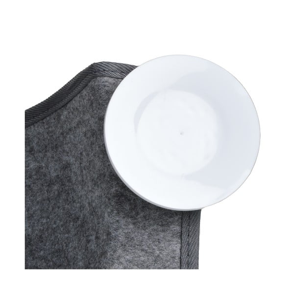 Šedý pelíšek pro kočku 52x67 cm – Love Story-image-3