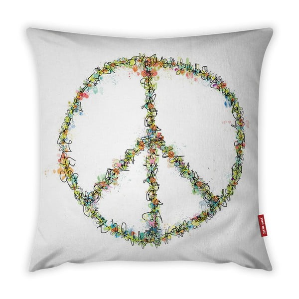Povlak na polštář Vitaus Peace Sign, 43 x 43 cm