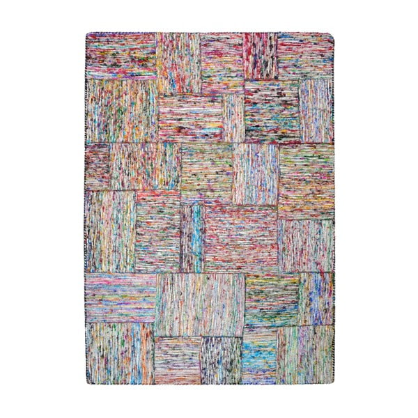 Koberec z recyklovaného hedvábí Silk Lane Multi, 160x230 cm