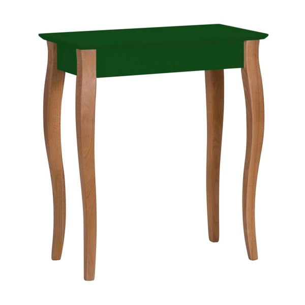 Tmavě zelený konzolový stolek Ragaba Lillo, šířka 65 cm