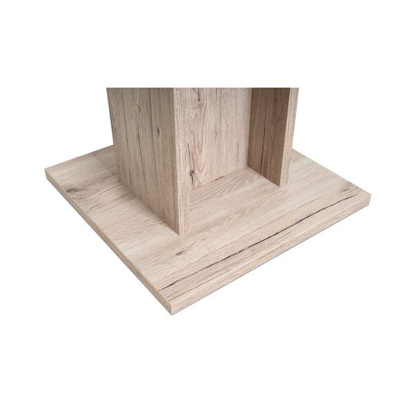 Jídelní stůl v dekoru dubového dřeva Intertrade Christina, 80 x 80 cm-image-3