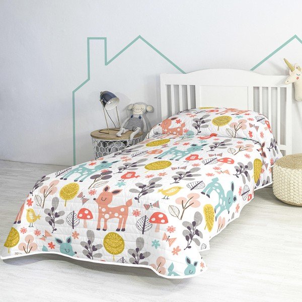 Bavlněný dětský přehoz 260x180 cm Woodland – Moshi Moshi-image-2